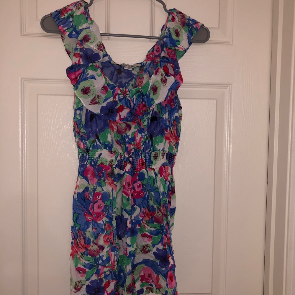 Forever 21 floral romper